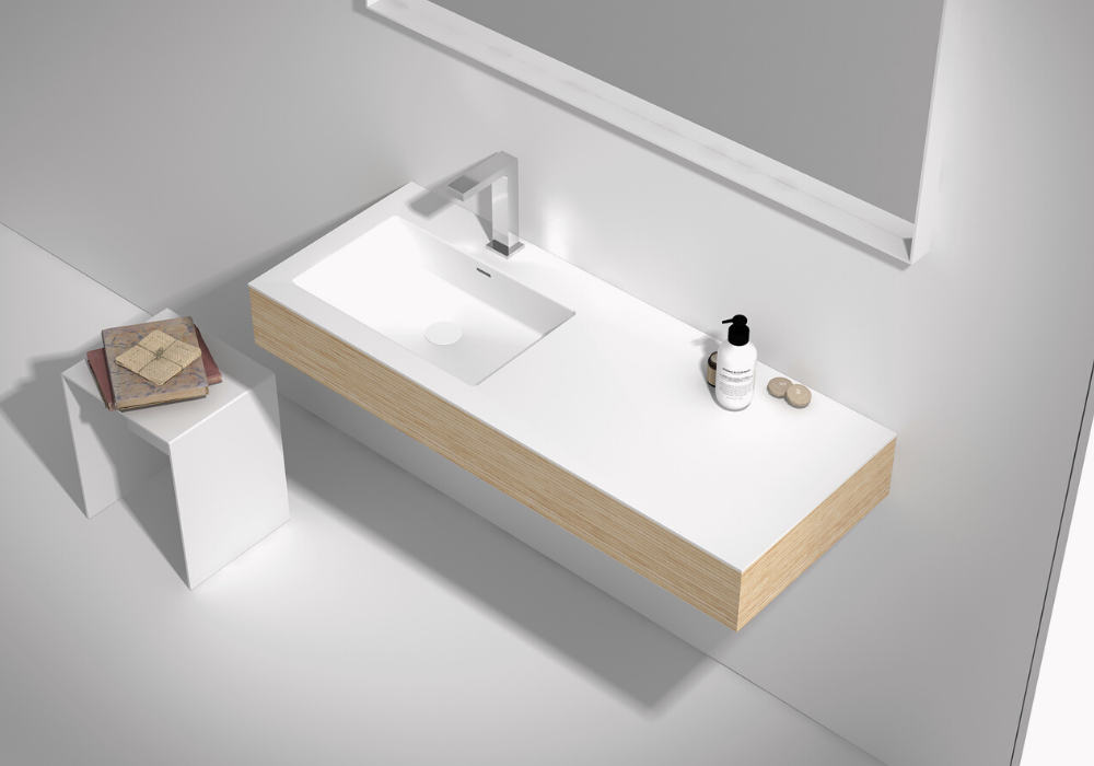 Wall Hung Vanity & Solid Basin - 1200mm - G38561-C