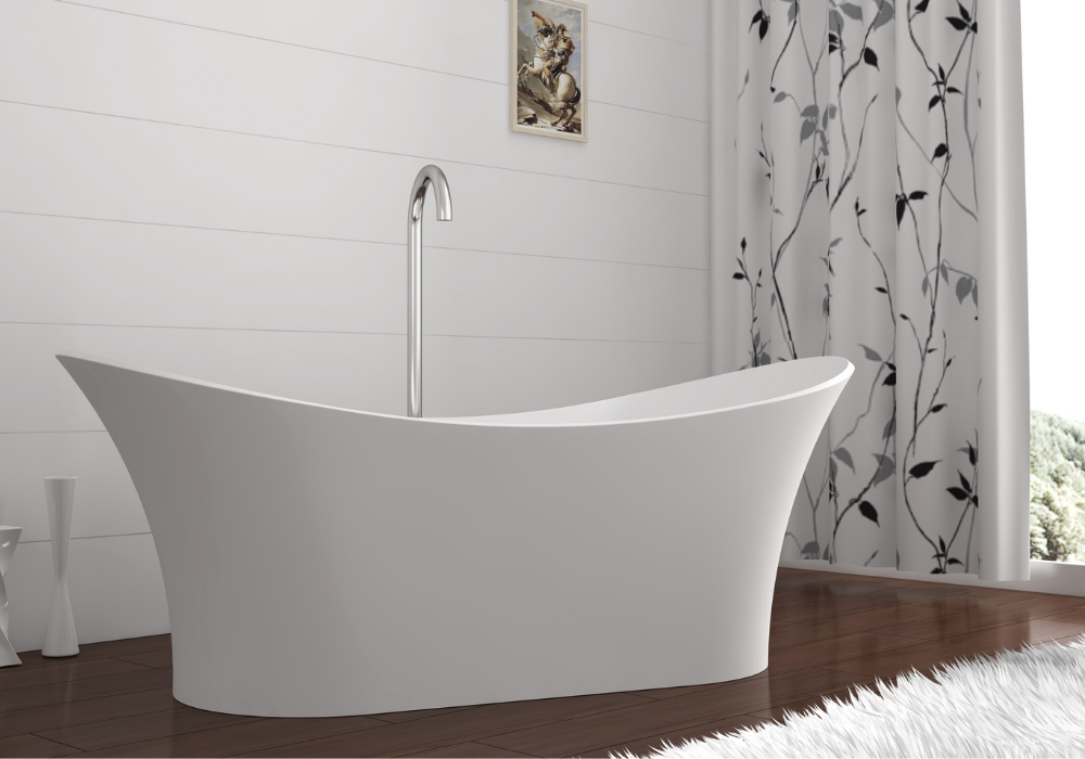 Gia Victorian Shape Stone Bath - 1750mm - G6520