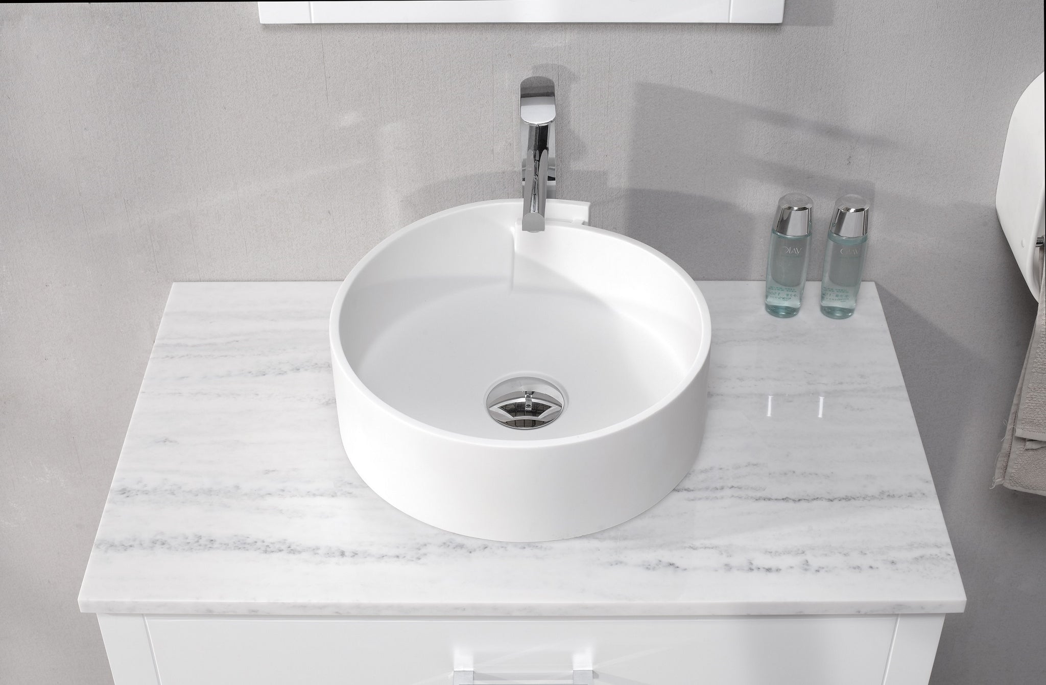 Round Stone Basin - 420mm - B1051