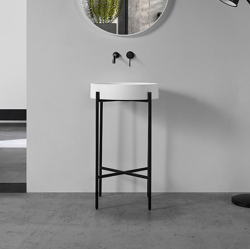 Pedestal Vanity & Shelf 800mm - B1157