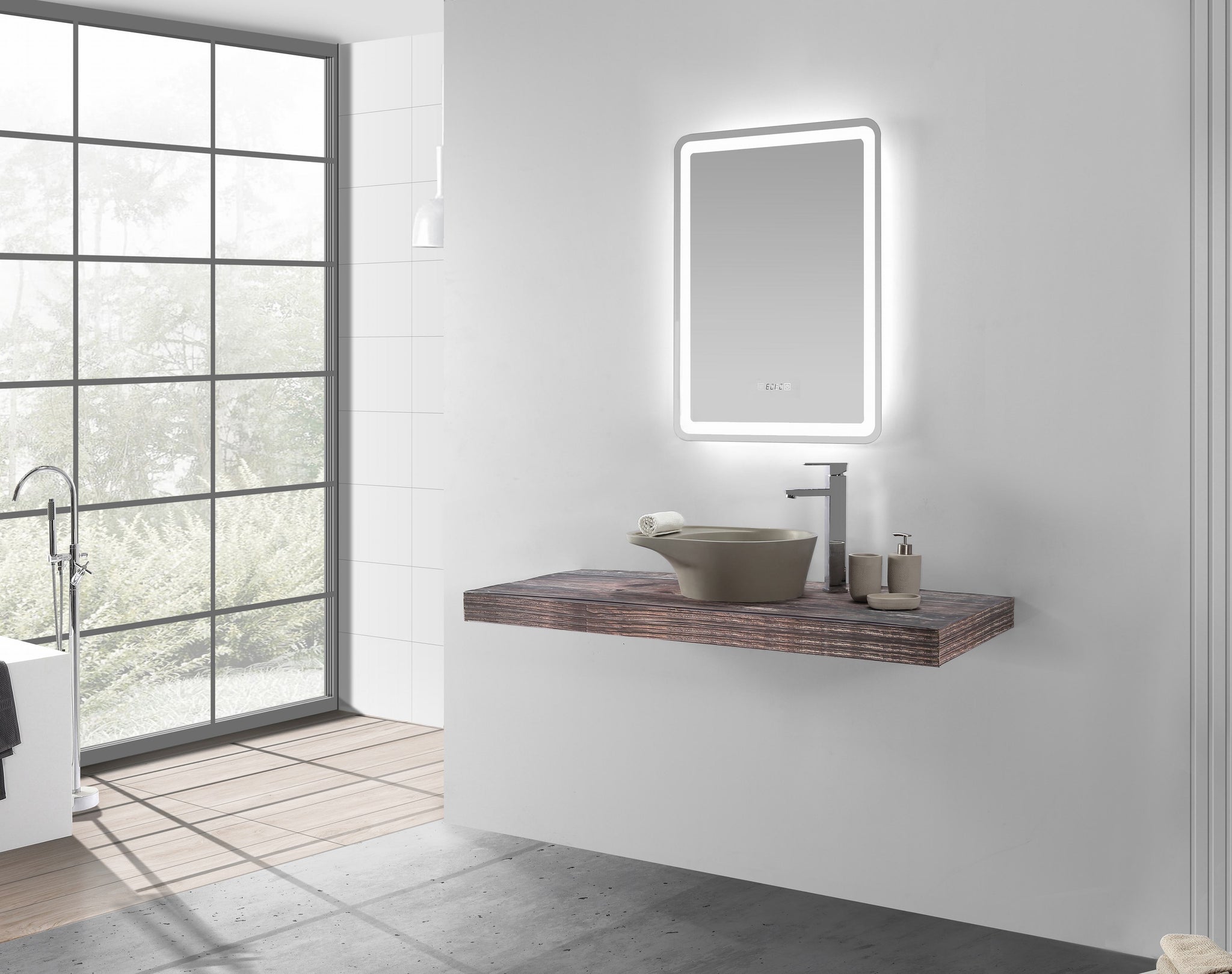 Hugi Unique Circular Basin - Matte White or Coloured - 445mm - B1162