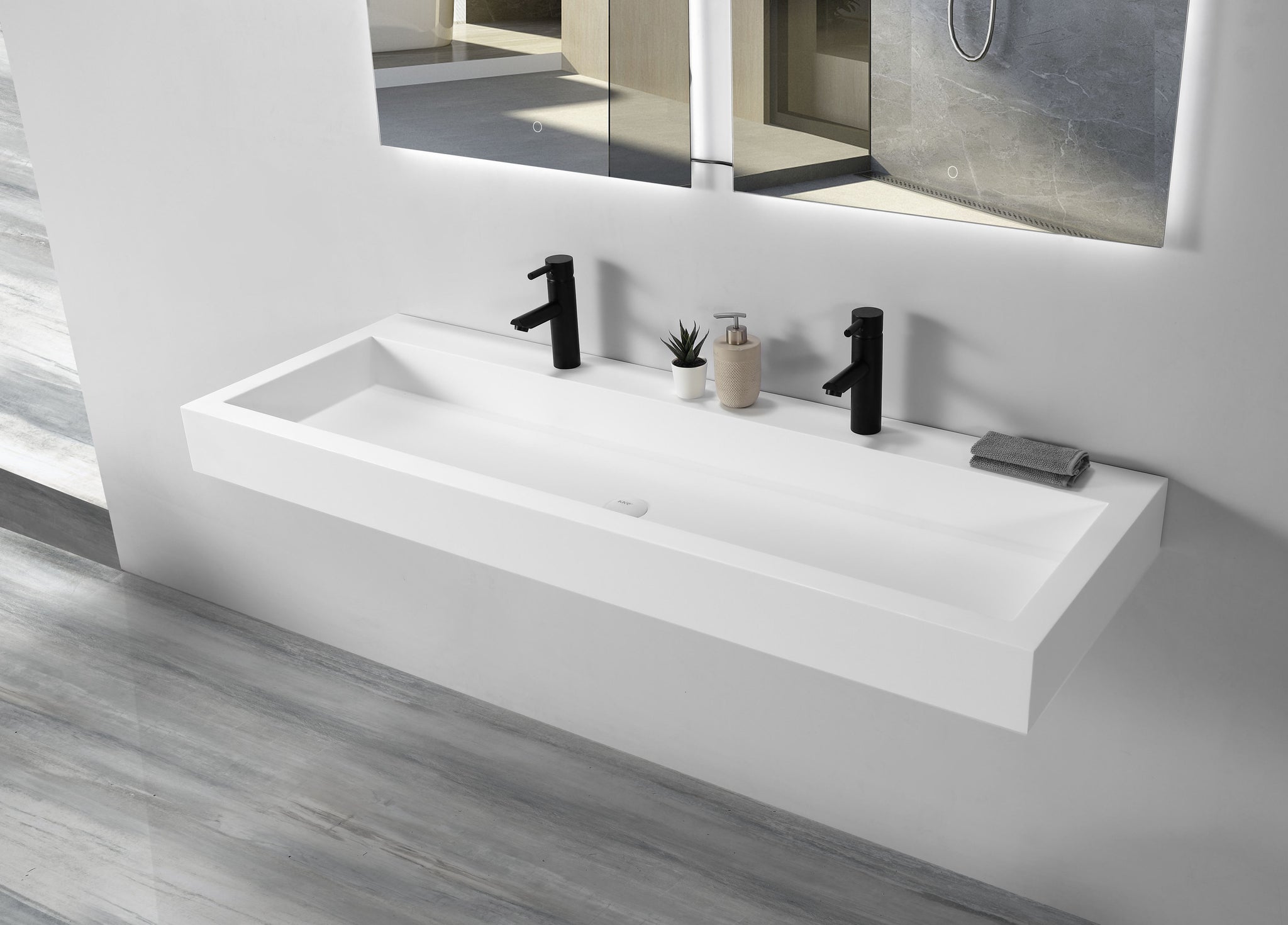 Slimline Wall Hung Basin - 1200mm - B1269-1