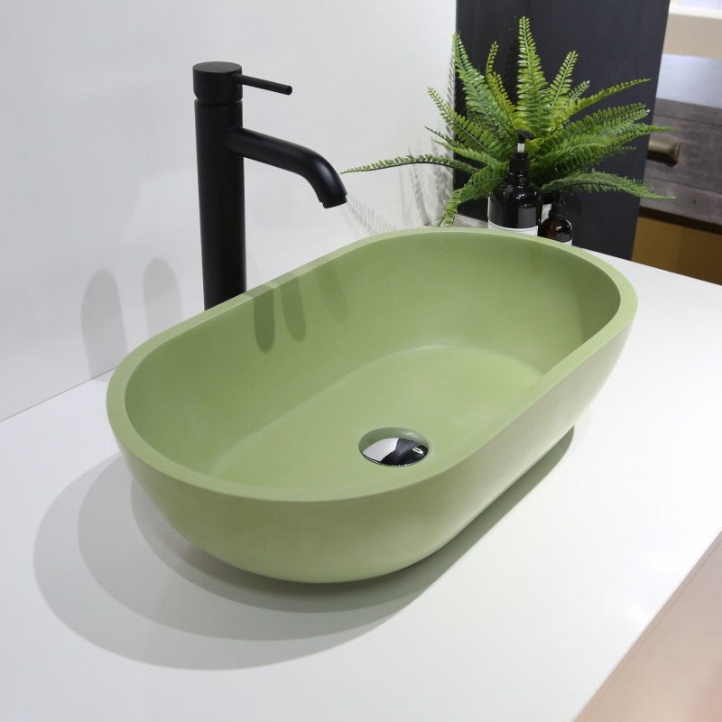 Hugi Fresh Green Stone Basin 560mm - B1312