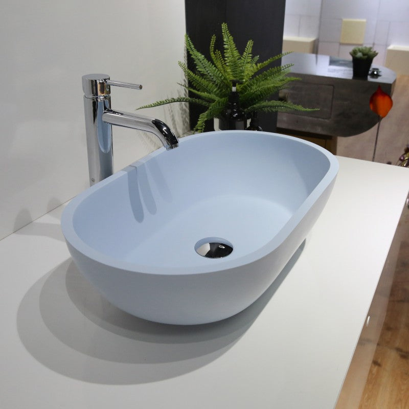 Hugi Sky Blue Stone Basin - 560mm - B1312