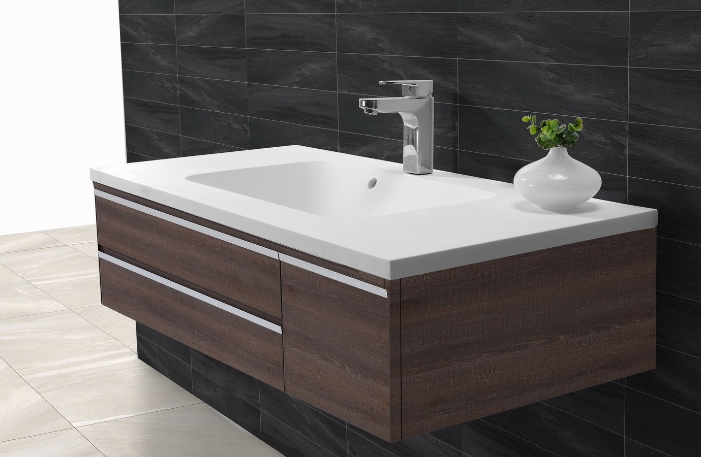 Hugi Stone Vanity Top Basin - 1000mm - B1524