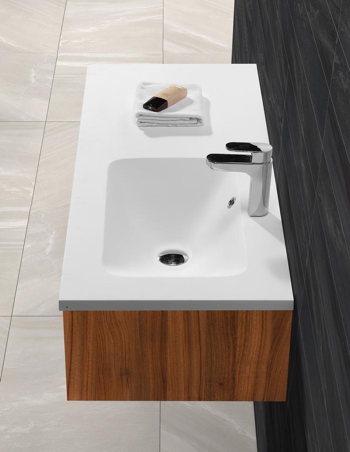 Hugi Matte White Vanity Top Basin - 1200mm - B1526