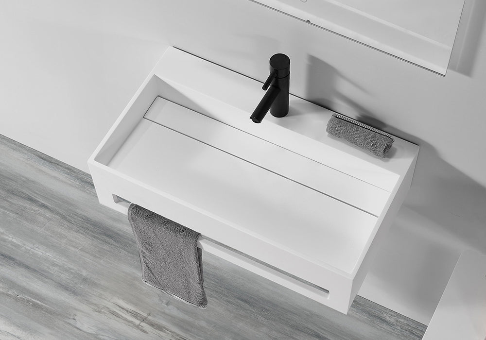 Hugi Wall Hung Basin - Powder Room Basin - 700mm - B1603