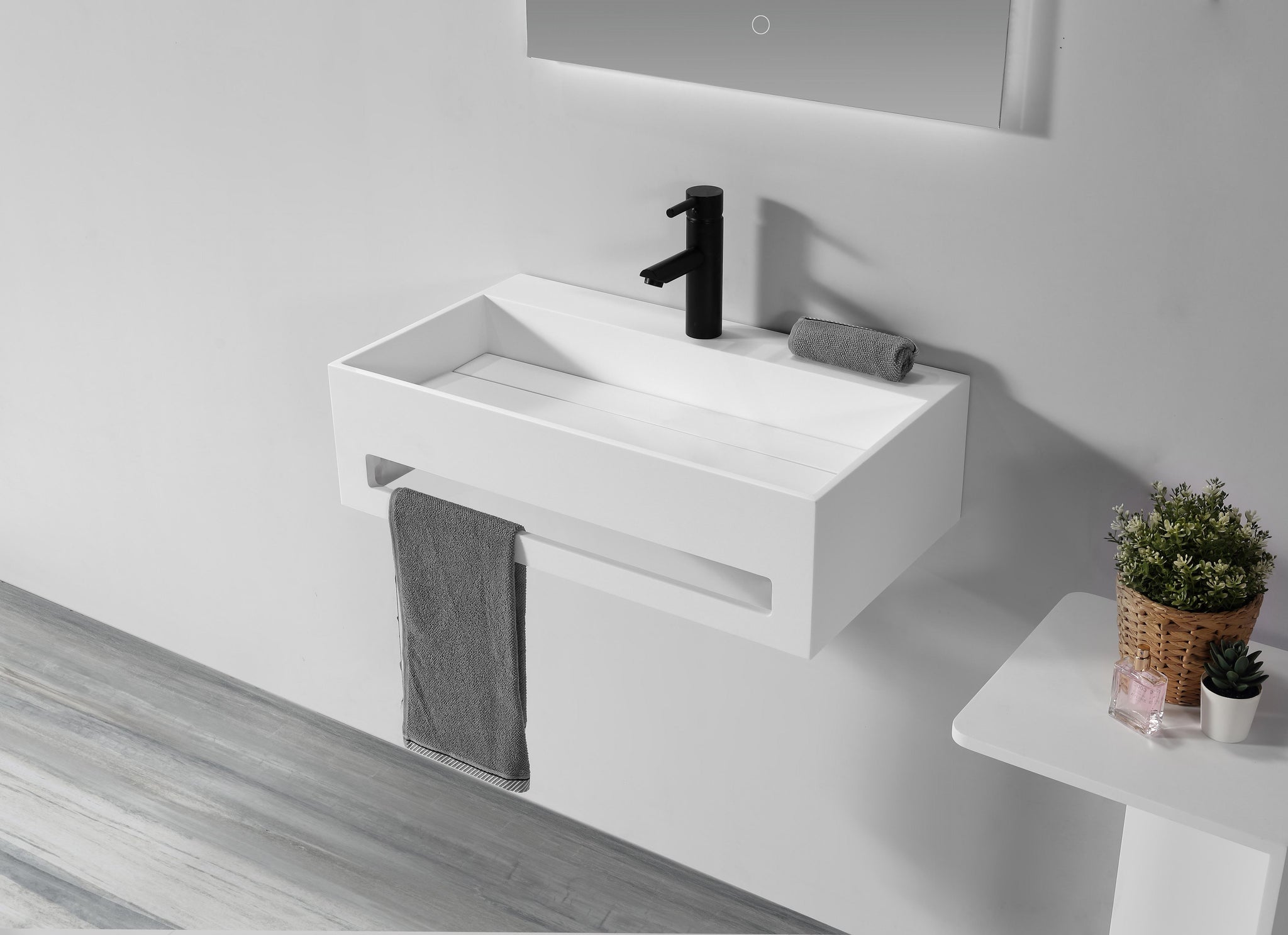 Hugi Wall Hung Basin - Powder Room Basin - 700mm - B1603
