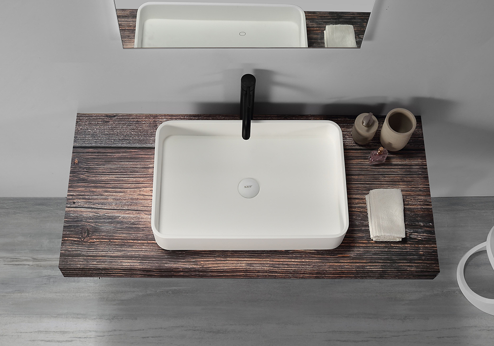 Thin Edge Rectangular Basin - 600mm - B1700-2