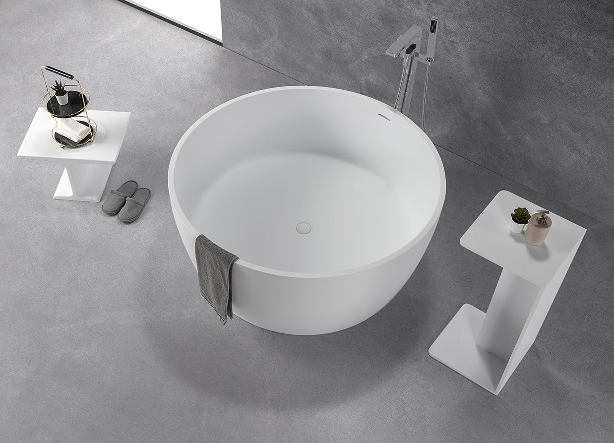 Hugi Compact Freestanding Bath - 1200mm - B002-B