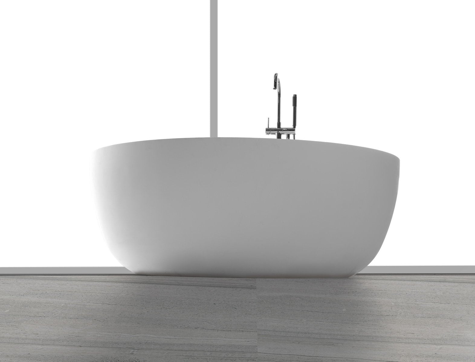 Hugi Round Resort Style Bath - 1465mm - B002