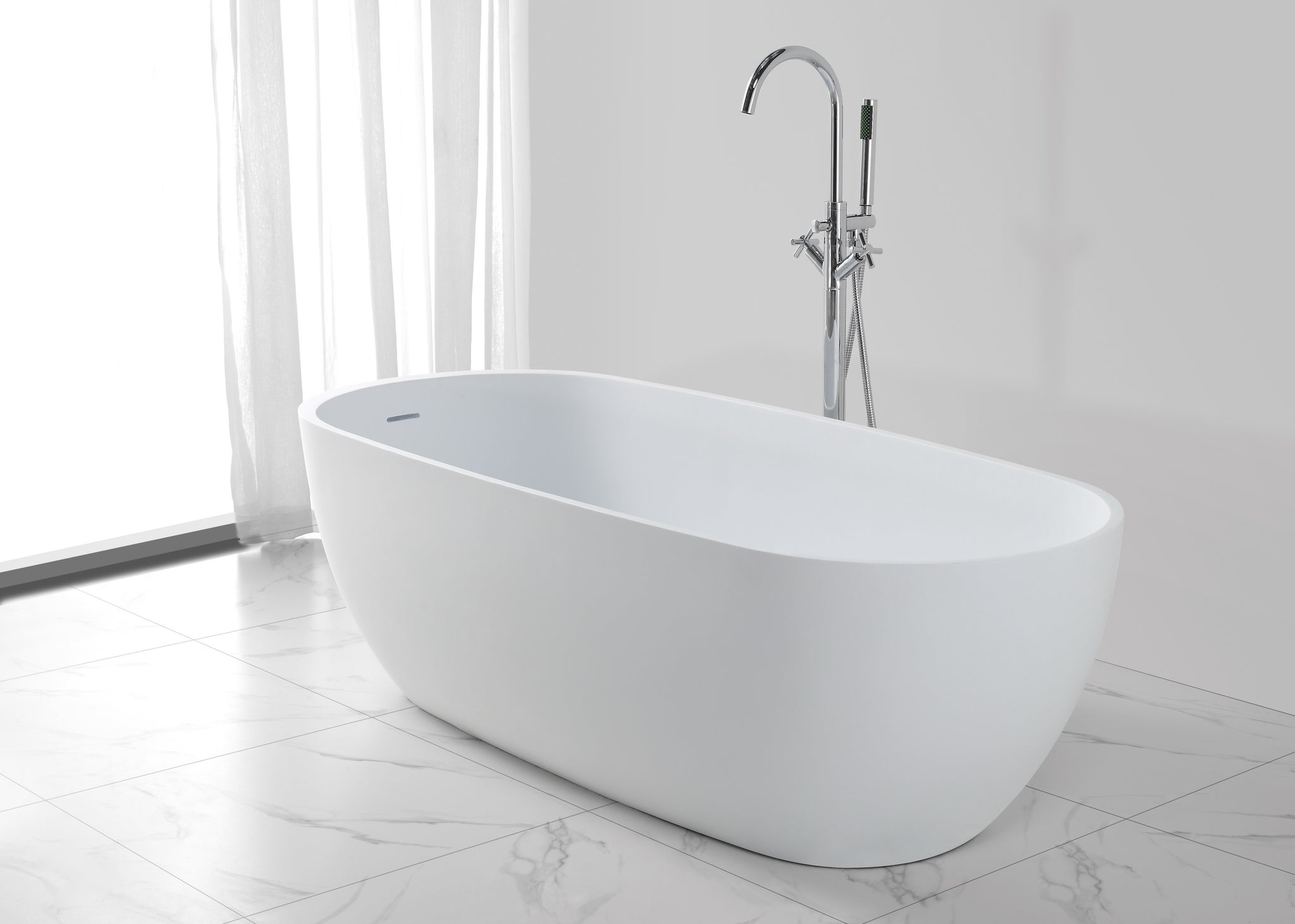 Hugi Statement Stone Bath - Mid-sized - 1695mm - B027
