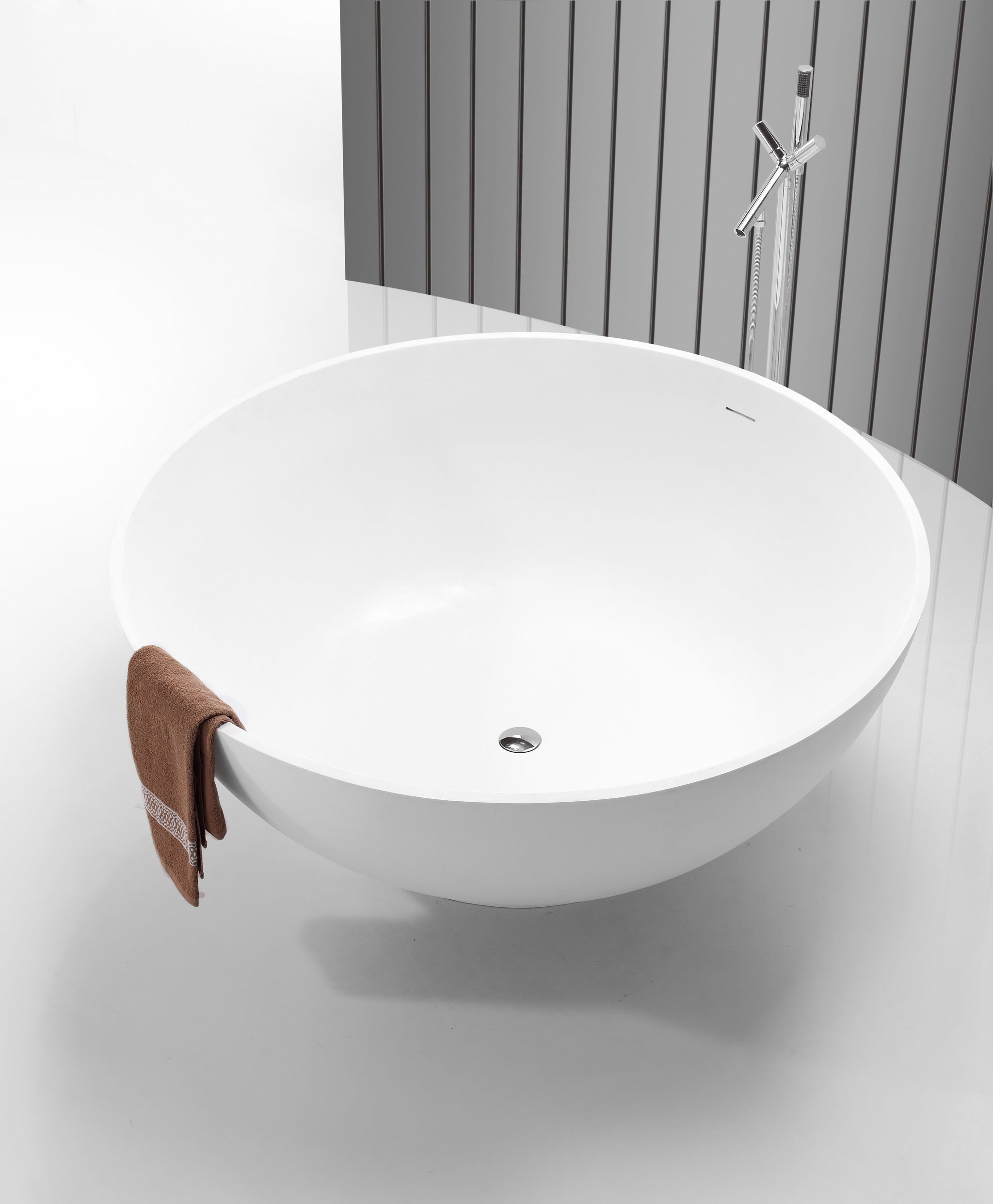 Hugi Round Stone Bath - Statement Luxury Piece - 1500mm - B056