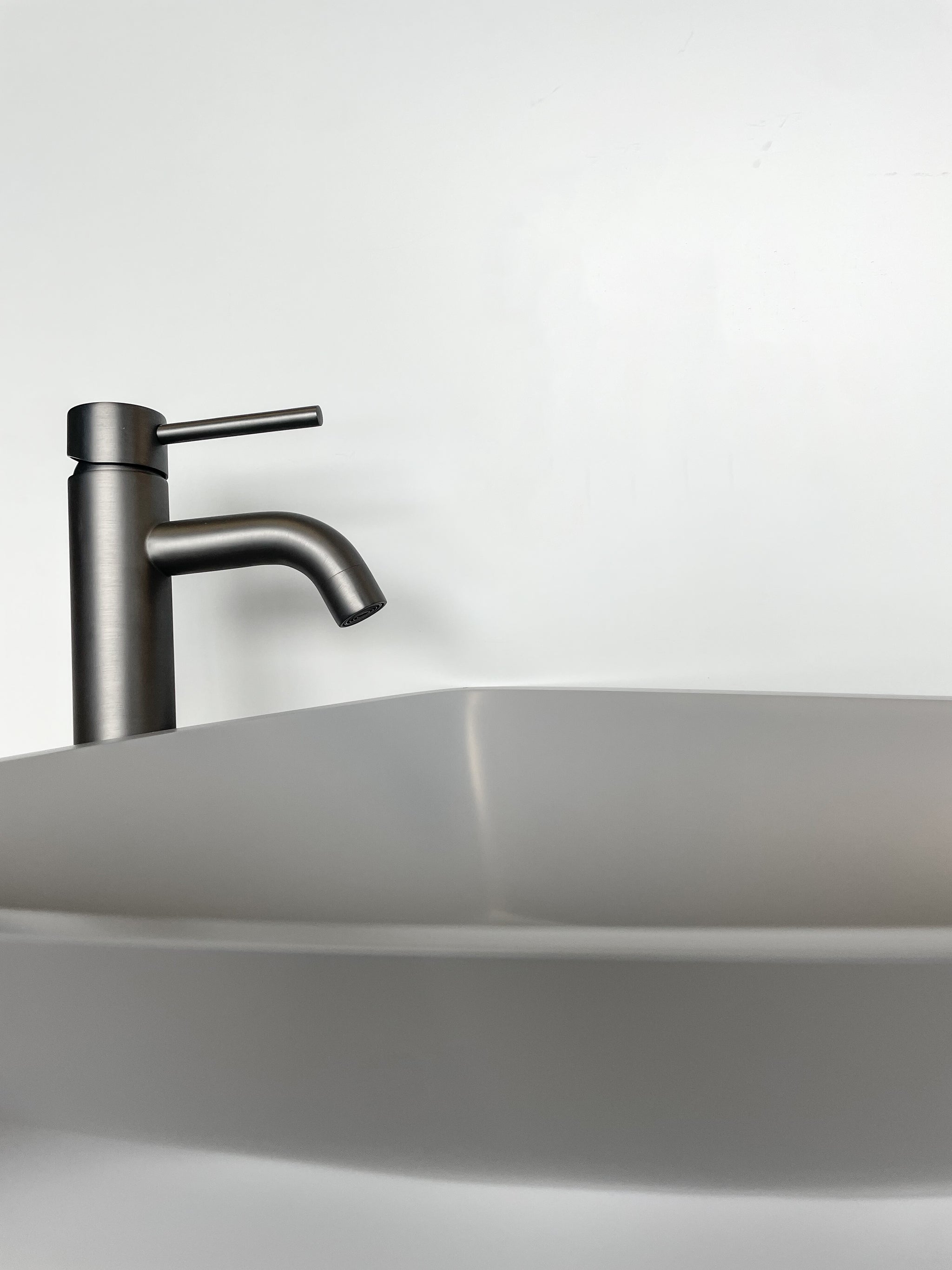 Matte Grey Stone Basin - 540mm - G38454