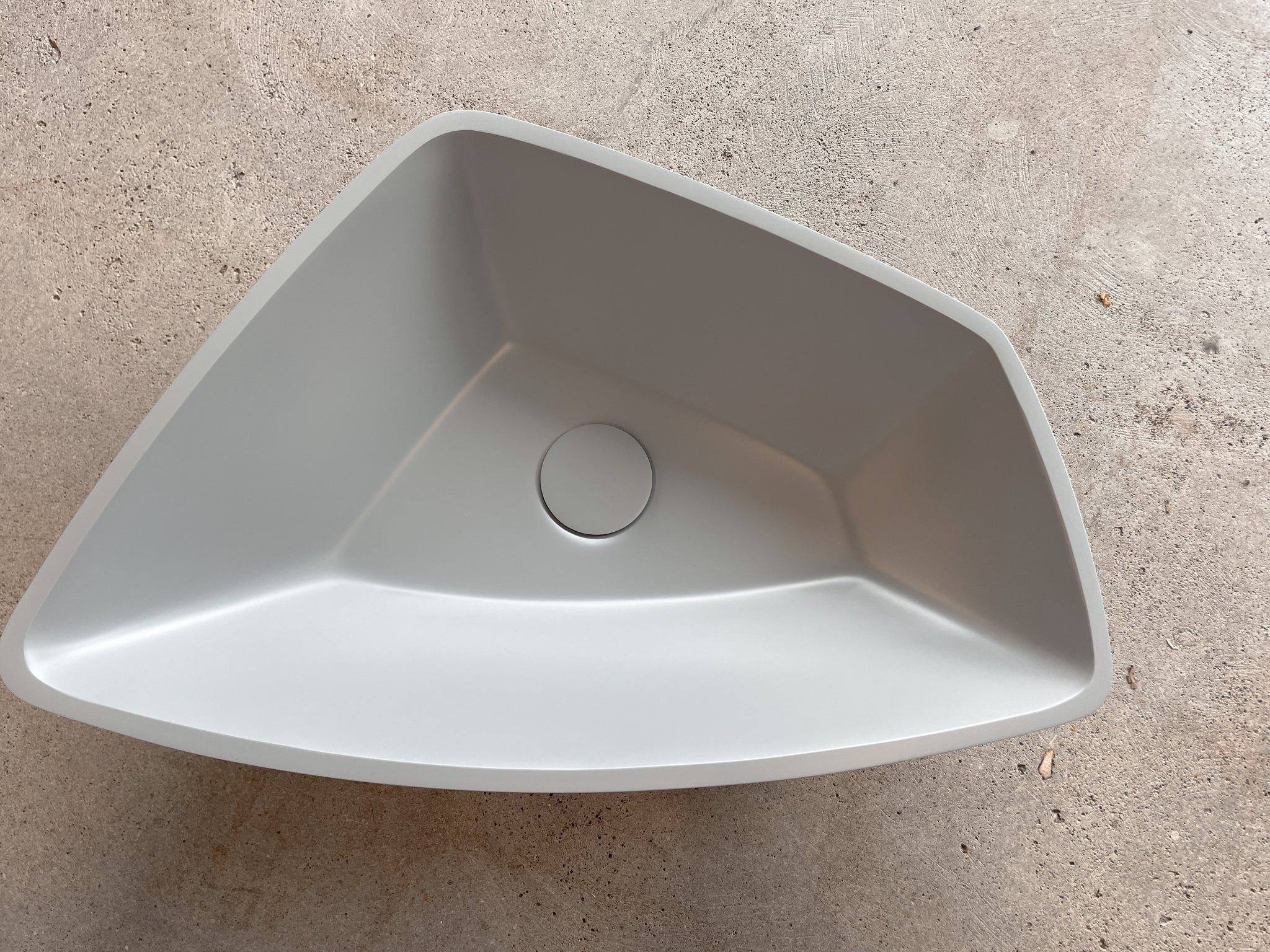 Matte Grey Stone Basin - 540mm - G38454