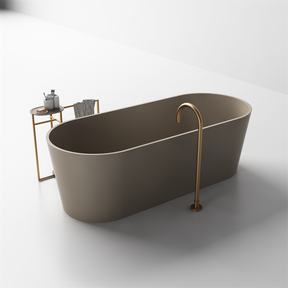 Toka Lite Rosetta High Sided, Compact Stone Bath - 1550mm - ST01 1550