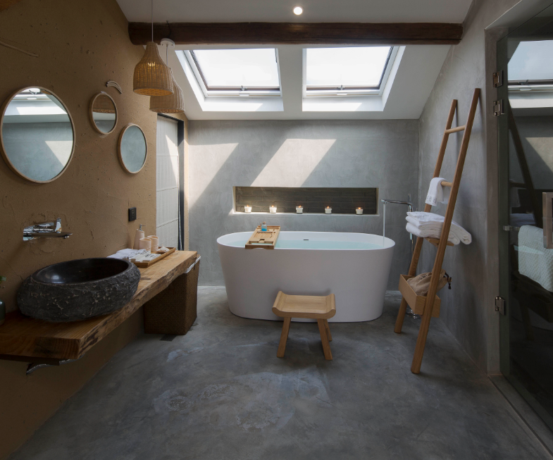 Toka Lite Rosetta High Sided, Compact Stone Bath - 1550mm - ST01 1550