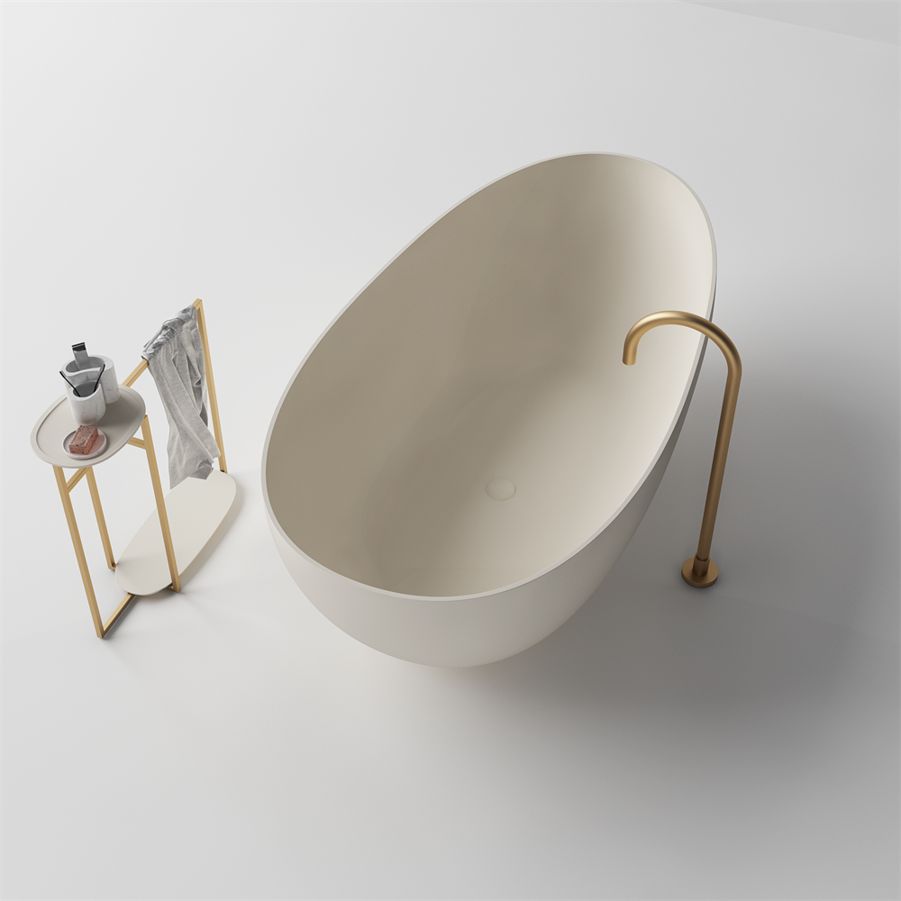 Slimline Jolanda Egg-Shape Bath - 1700mm - ST03 1700 T
