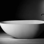Jolanda Medium Size Egg-shaped Stone Bath - 1600mm - ST03 1600