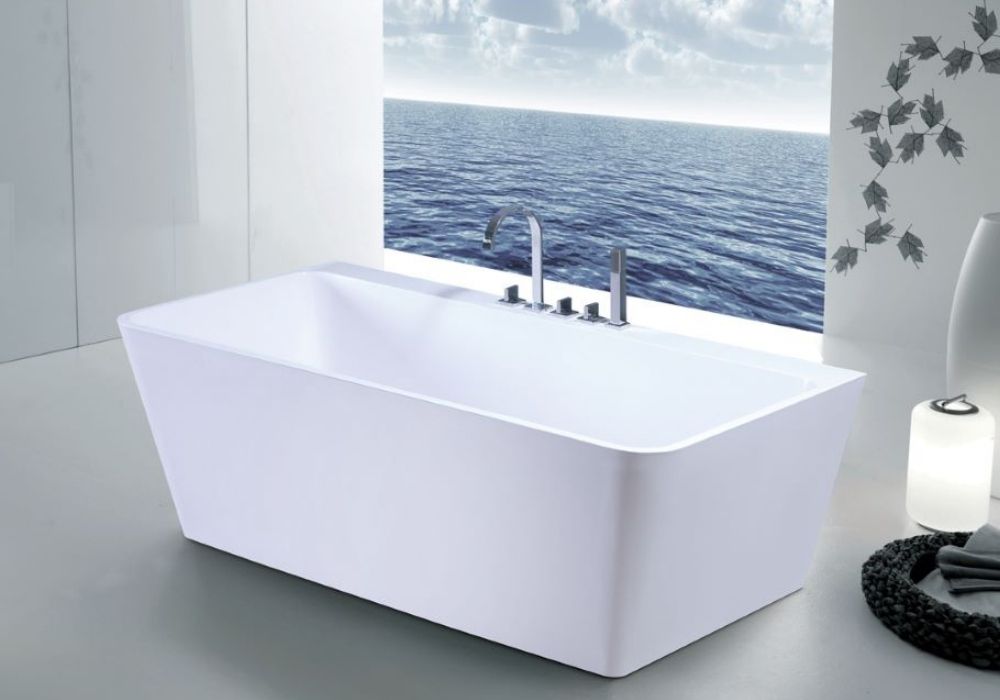 Toka Lite Addison Back-to-Wall Bath - Compact Style - 1600mm - ST07