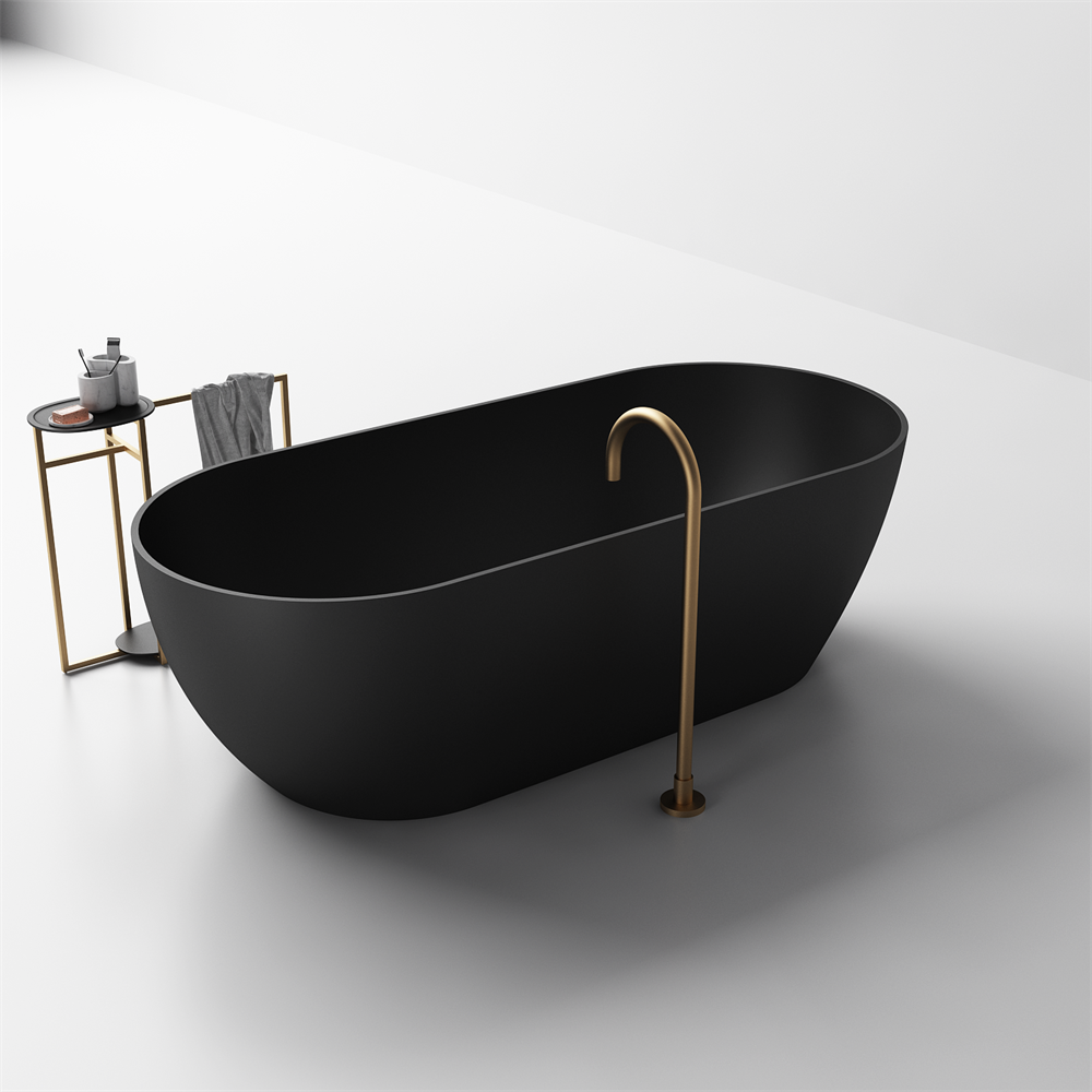 Justina Slimline Small Stone Bath - 1500mm - ST12 T 1500