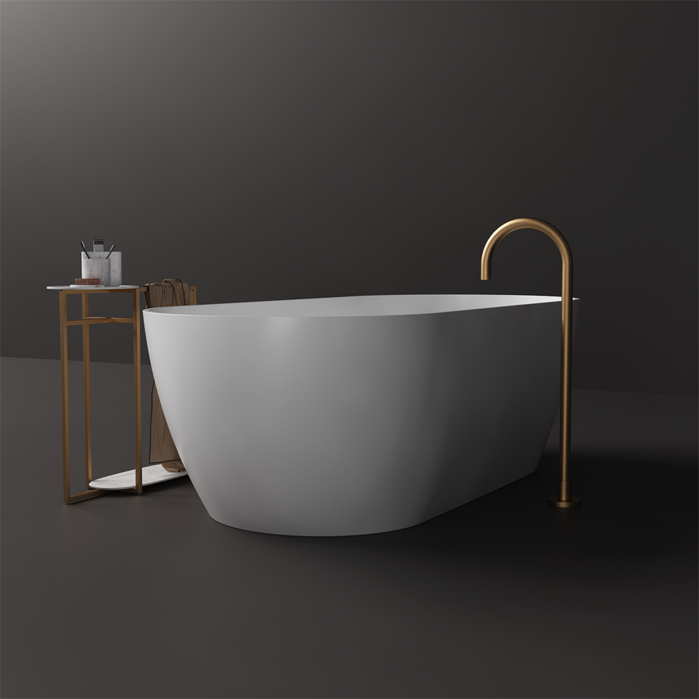 Justina Slimline Medium Stone Bath - 1700mm - ST12 T 1700