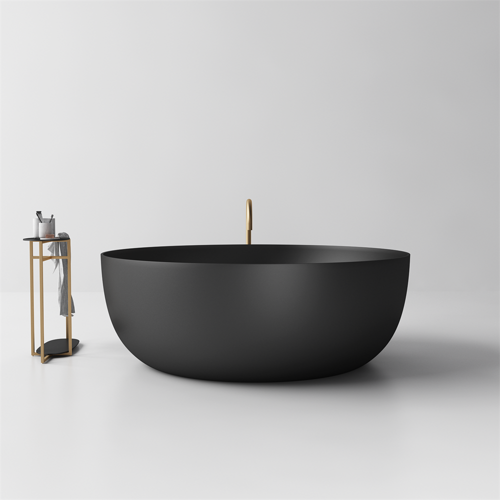 Silvia Small Round Stone Bath - 1200mm - ST13 1200