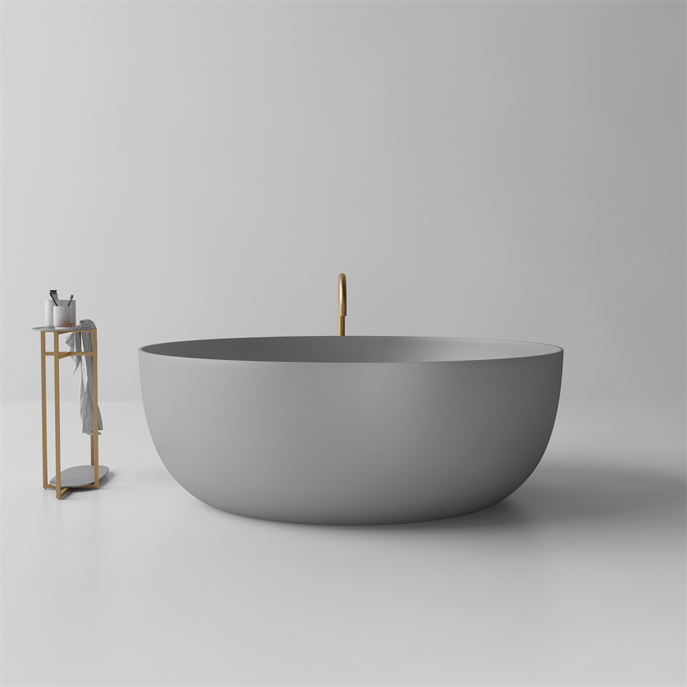 Silvia Small Round Stone Bath - 1200mm - ST13 1200