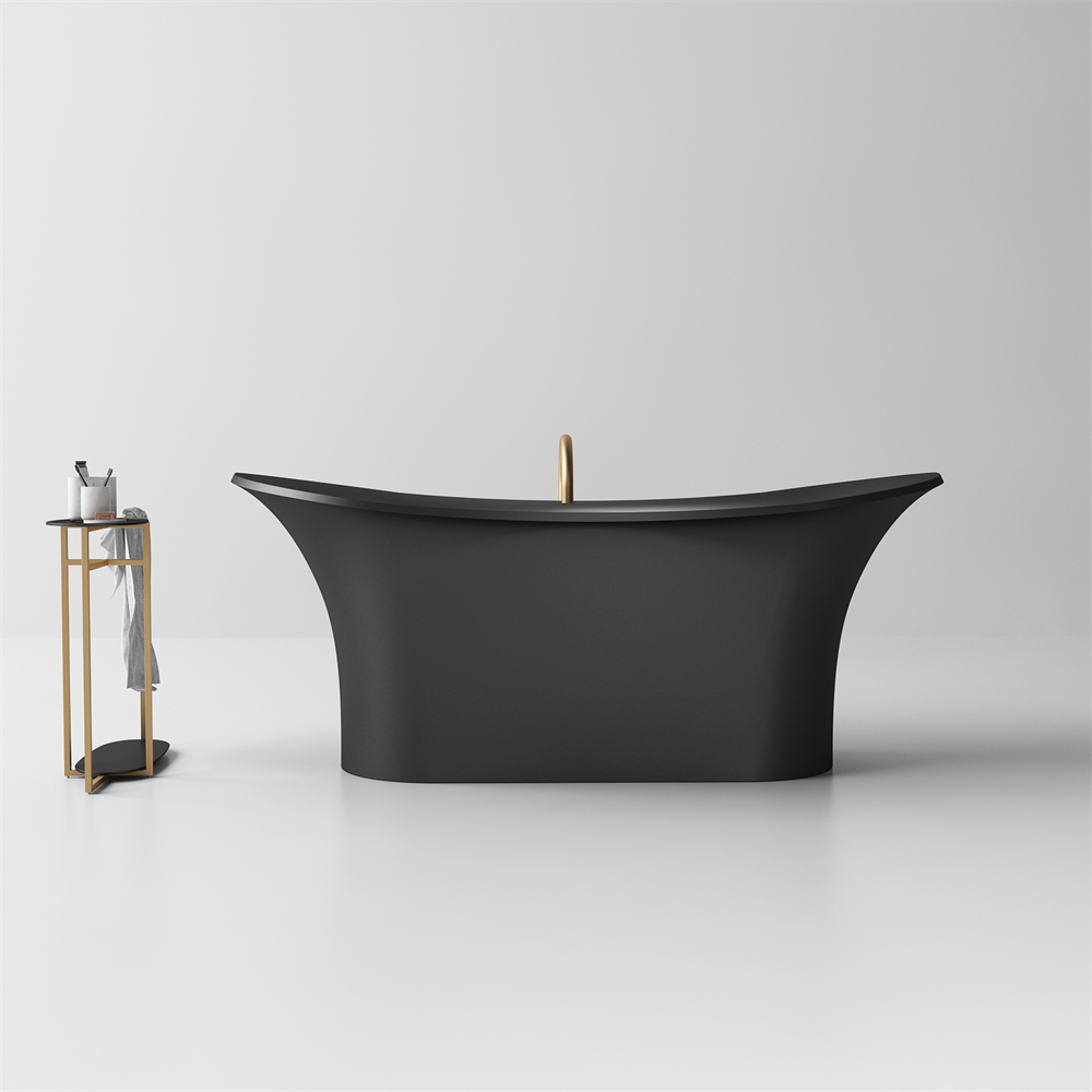 Elle Tulip Shape Slimline Stone Bath - 1700mm - ST21 T 1700