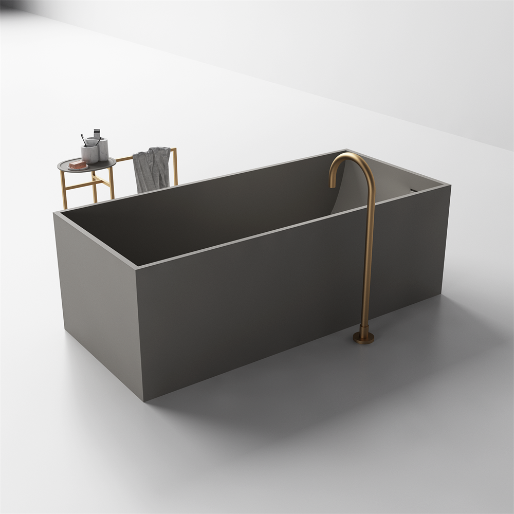 Toka Lite Alison Rectangle Stone Bath - Compact - 1500mm - ST23 1500