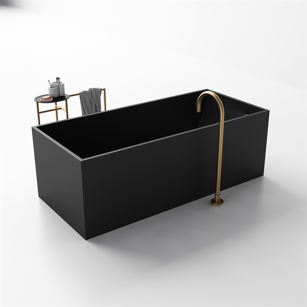 Toka Lite Alison Rectangle Stone Bath - Compact - 1500mm - ST23 1500