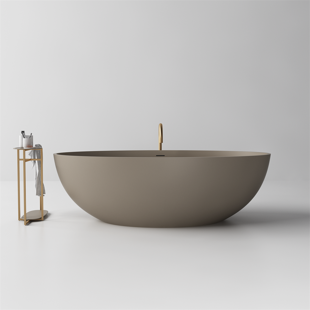 Gigi Oversized Outdoor Freestanding Stone Bath - 1790mm - ST26 1790 O