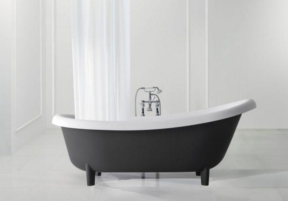 Toka Lite Victoria Stone Bath - Traditional, Matte White - 1920mm - ST31