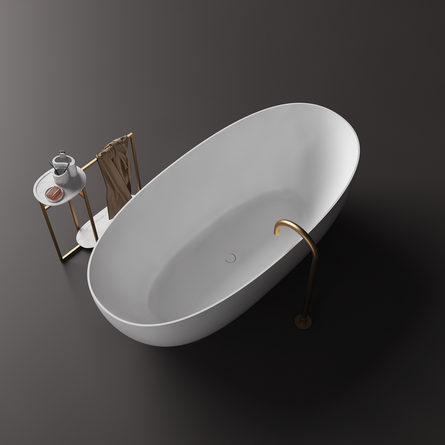 Grace Slimline Compact Freestanding Bath - 1500mm - ST39 1500 T