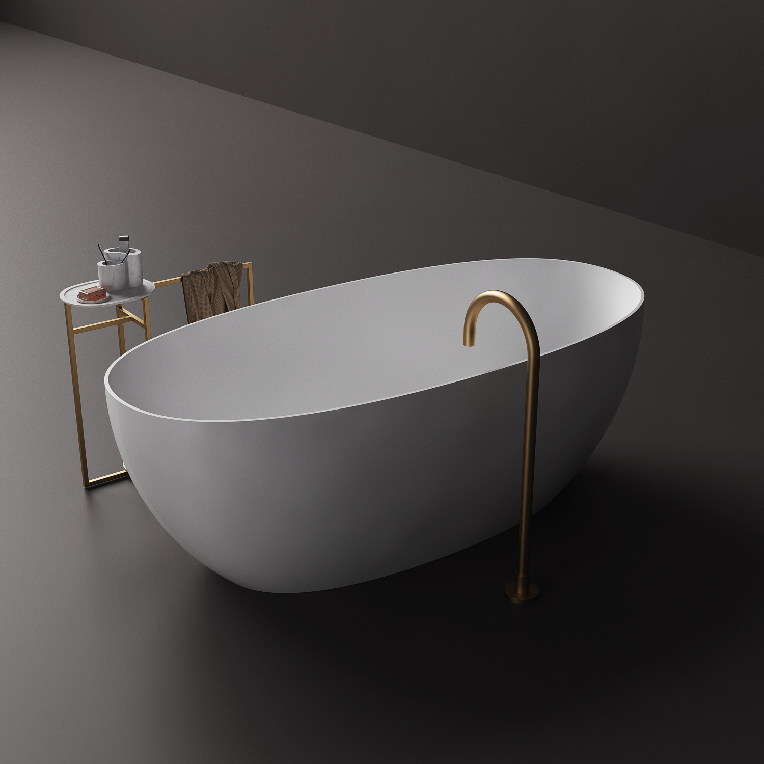 Grace Slimline Compact Freestanding Bath - 1500mm - ST39 1500 T