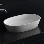 Toka Lite Rosetta - Low Sided Oval Shaped Basin - 500mm - STB01
