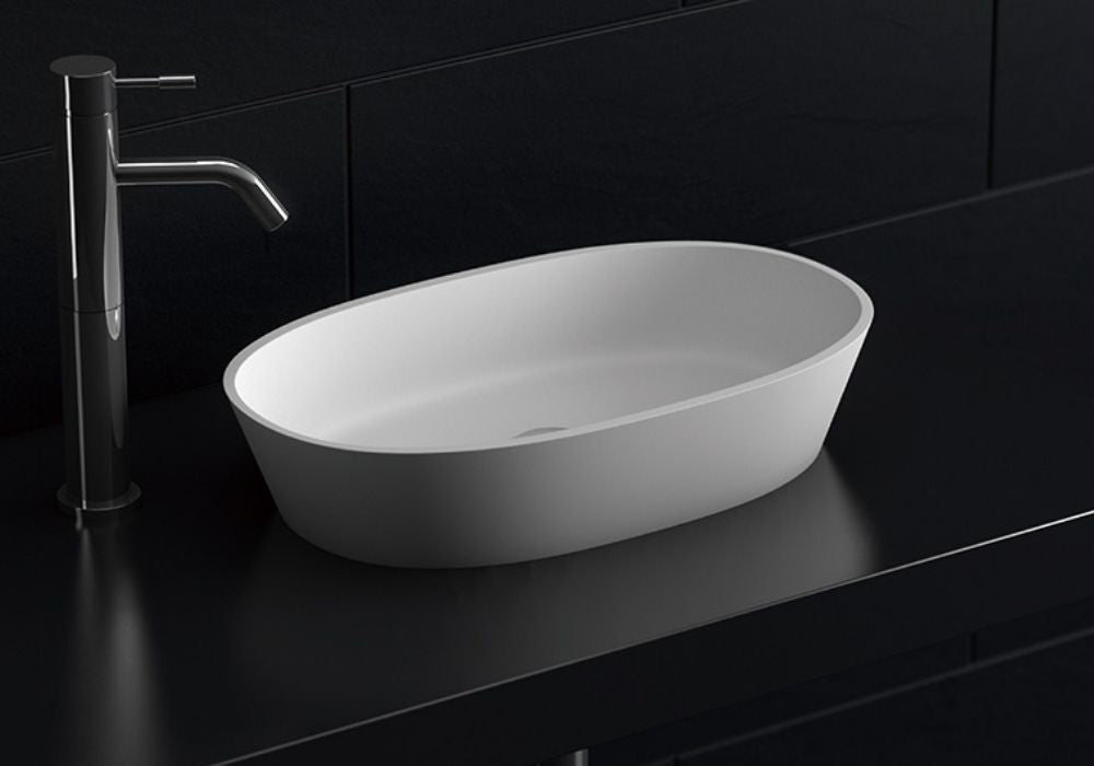 Toka Lite Rosetta - Low Sided Oval Shaped Basin - 500mm - STB01