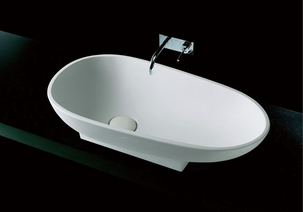 Toka Lite Gemma - Striking Stone Basin - 600mm - STB04