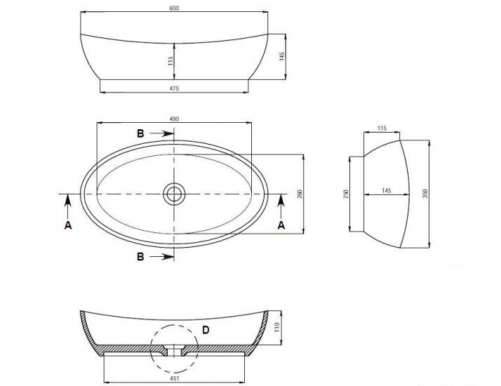 Toka Lite Vivienne STB24 600mm Basin Architect Design