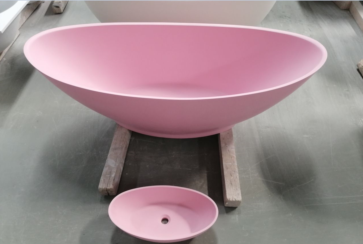 Star Pink Stone Bath - 1865mm - B051