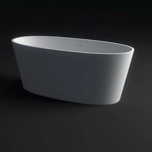 Toka Lite Rosetta High Sided, Compact Stone Bath - 1550mm - ST01 1550