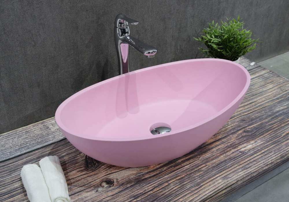Star Pink Basin - 620mm - B1307