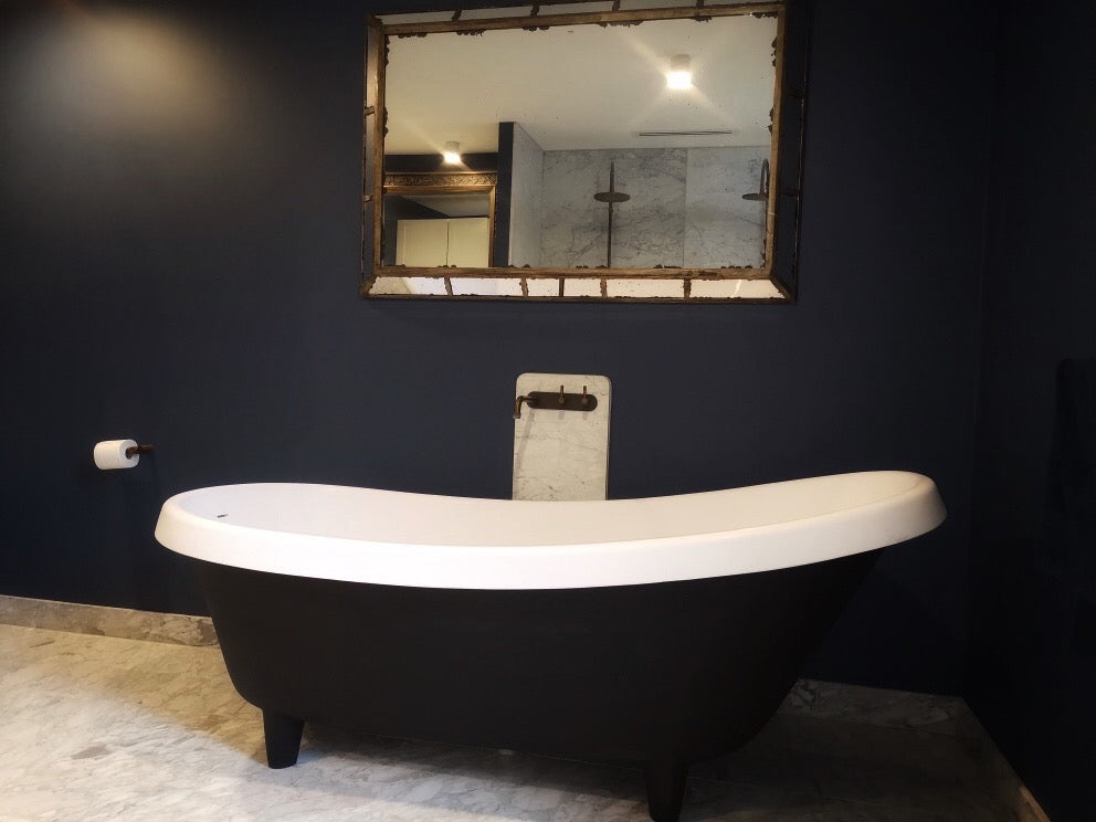 Toka Lite Victoria Stone Bath - Traditional, Matte White - 1920mm - ST31