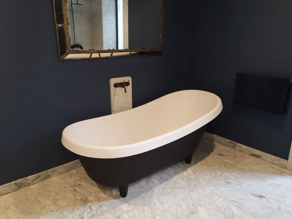Toka Lite Victoria Stone Bath - Traditional, Matte White - 1920mm - ST31