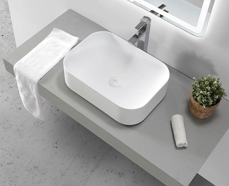 Hugi Rectangle Modern Basin - 500mm - B1152