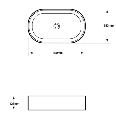 S3 Stone Basin 600mm
