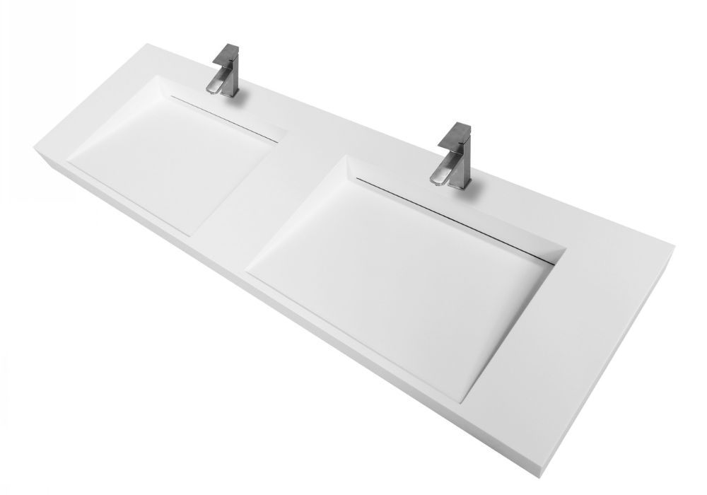 Ramp basin double bowl 1829mm B6072-D