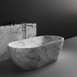 Justina Stone Bath - Outdoor Bath - 1800mm - ST12 1800 Arabescato