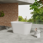 Barcelona Deep Soak Bath - 1400mm - Matt White