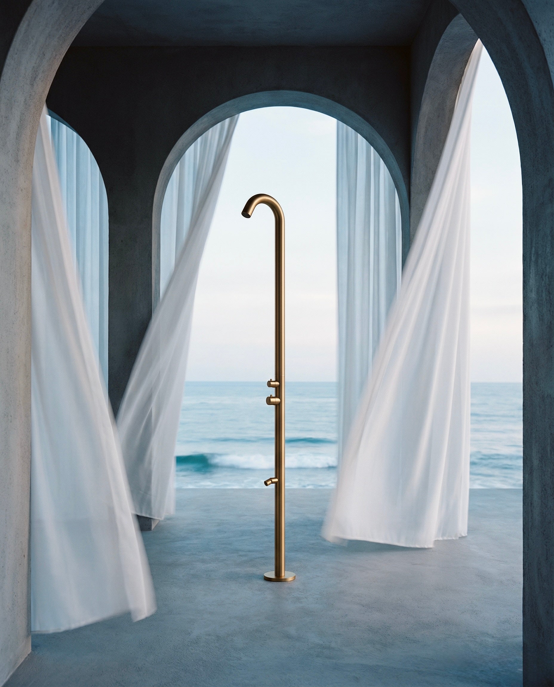 Stent Rd Outdoor Shower Column - A1002